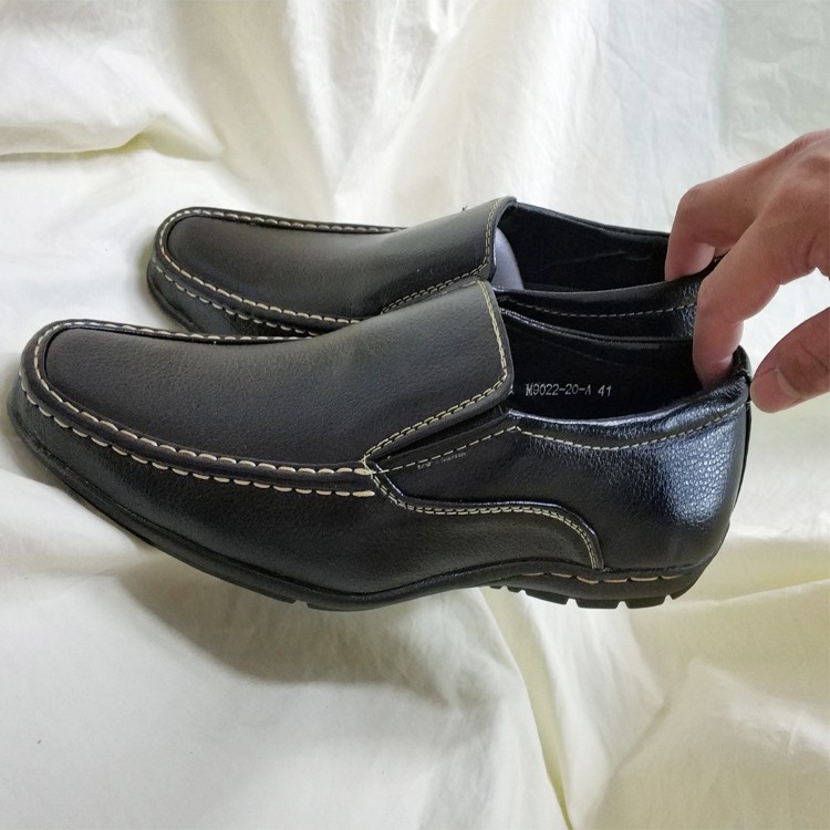 black leather shoes casual