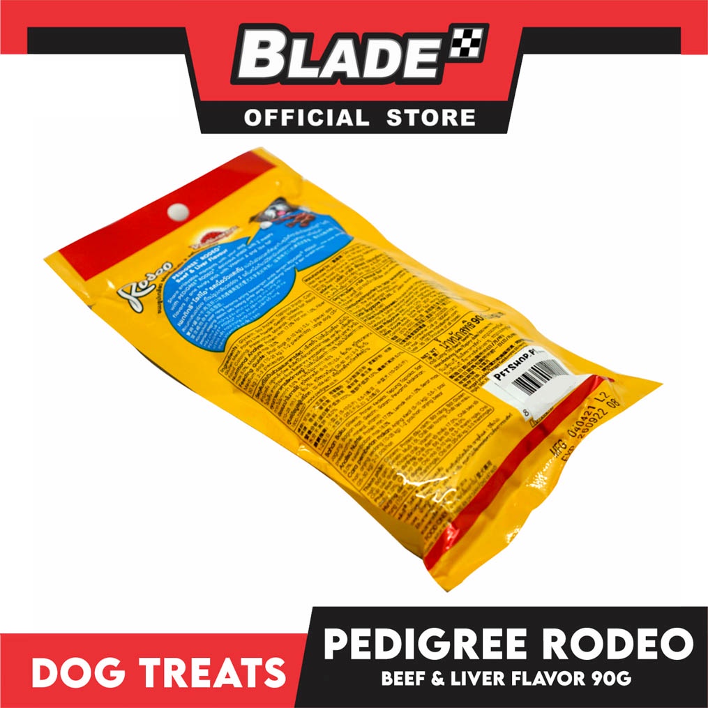 Pedigree Rodeo Beef and Liver Flavor 90g - Dog Treats  Twist Stick #4