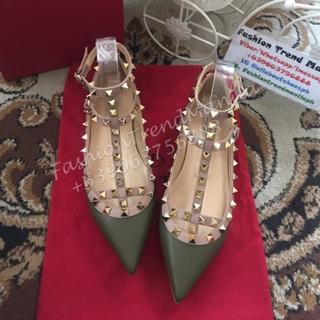 valentino caged flats