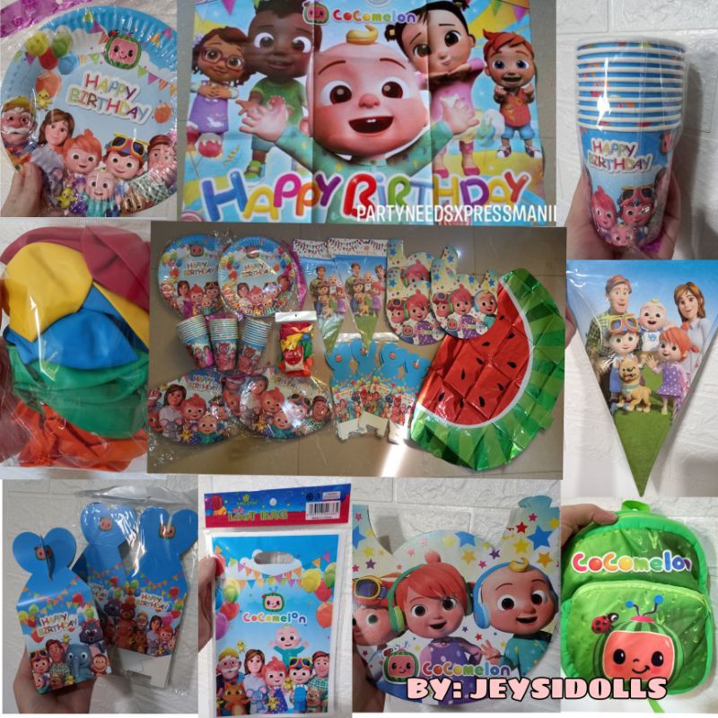Cocomelon Theme Party Needs and Giveaways -(ONHAND) | Shopee Philippines