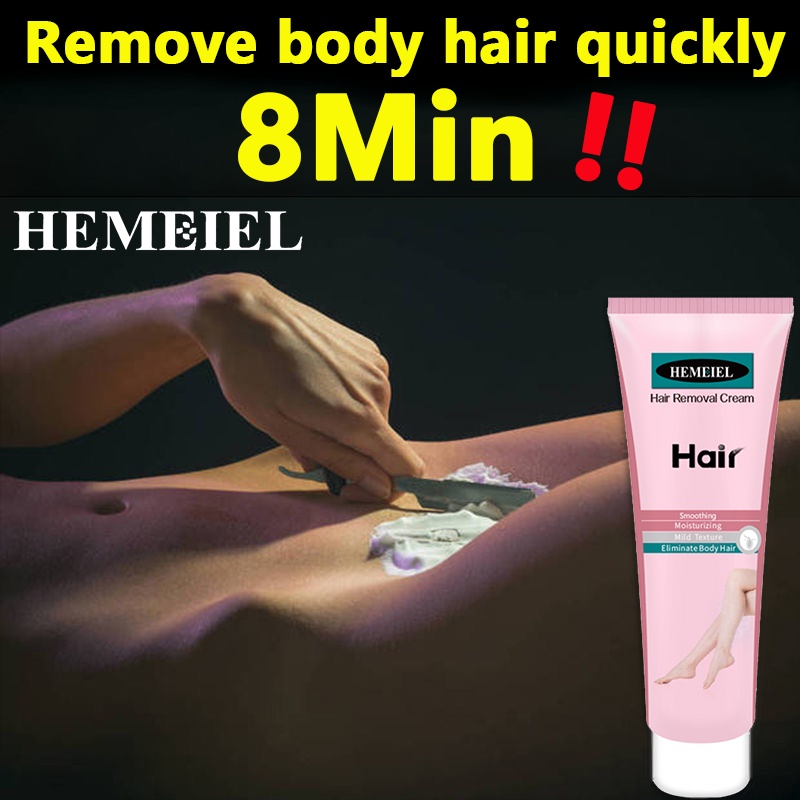 HEMEIEL Painless Hair Loss/Safe Removal Underarm Legs Hair/Effective hair  removal Whitening Cream | Shopee Philippines