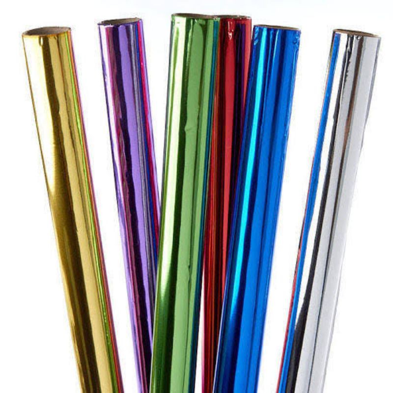 Metallic foil gold silver assorted colors available shopee philippines