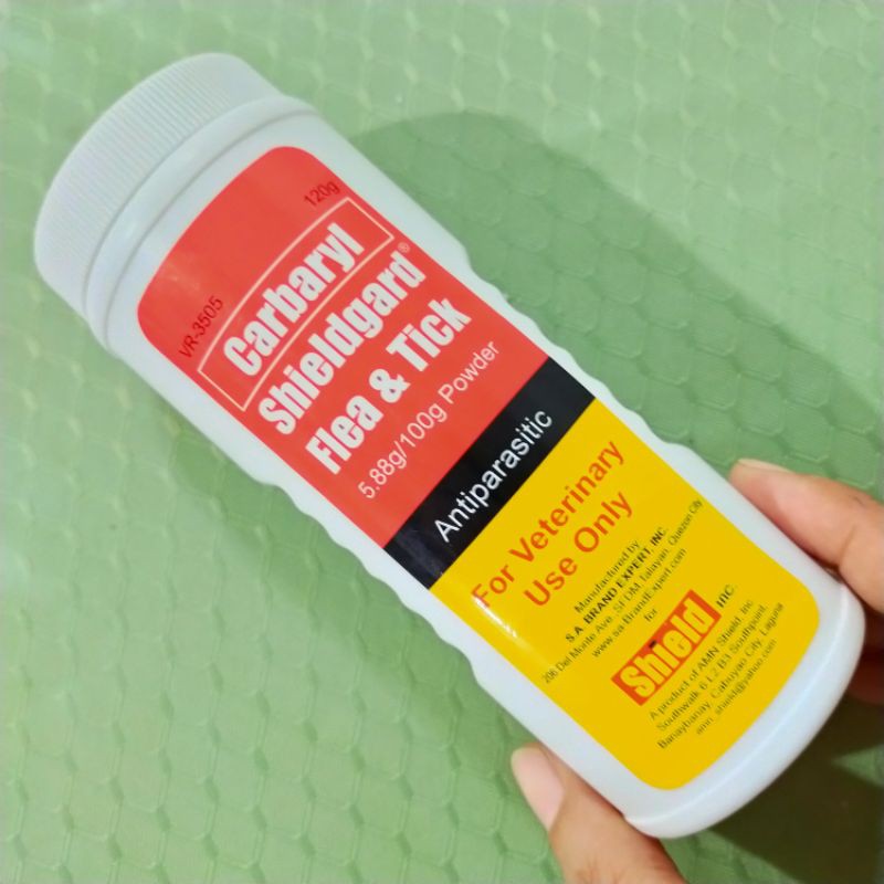 Shieldgard Carbaryl Flea and Tick Antiparasitic Powder 120g Shopee