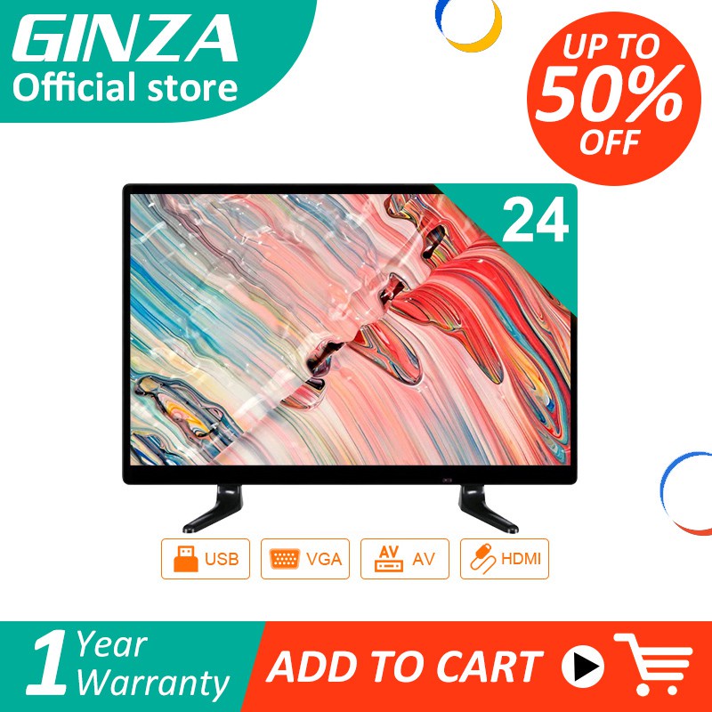 GINZA 24 Inch 32 Inch 40 Inch Flat Screen TV On Sale LED TV Not Smart