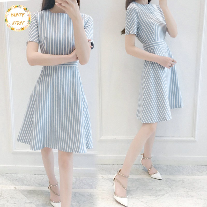 summer dresses knee length with sleeves