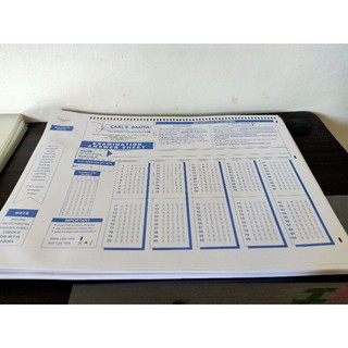 CBRC SCANTRON SHEETS (Answer Sheets) | Shopee Philippines