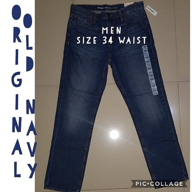size 34 mens pants