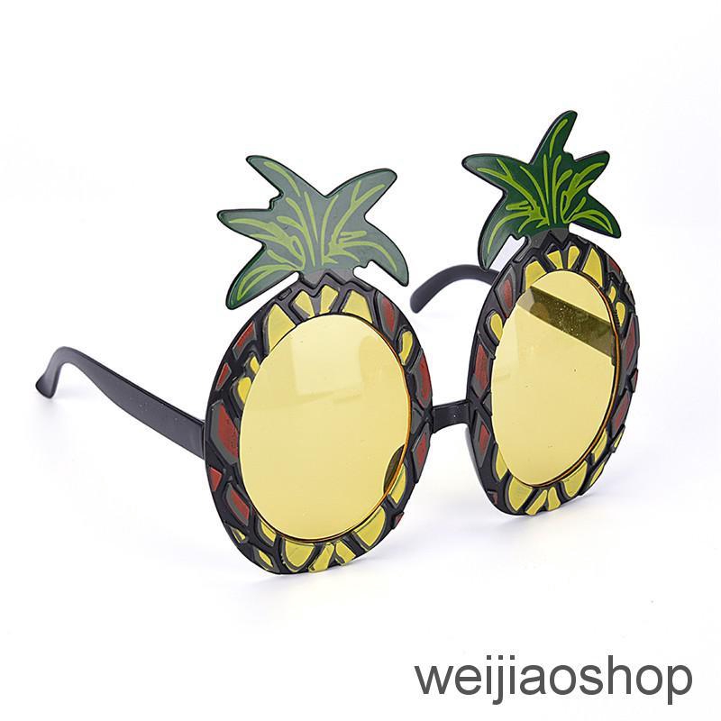 1 x Pineapple Sunglasses Glasses Specs Hawaiian Hula Fancy Dress Up Costume Accessory 