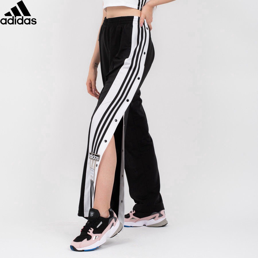 adidas pants side buttons