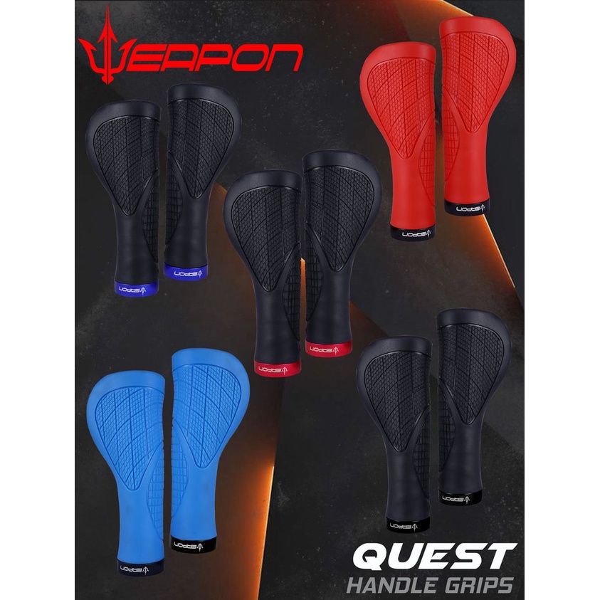 WEAPON QUEST HANDLE GRIP WITH PALM REST BIKE HANDLEGRIP Shopee Philippines