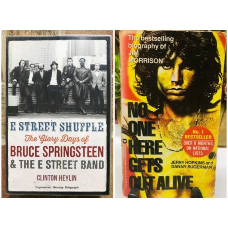 Jim Morrison & Bruce Springsteen Autobiography Music Books Rockstar
