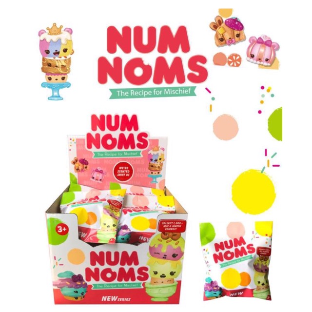 Num Noms Surprise Kids Collectible Blind Pack 3pack For 100 - 