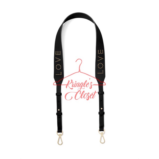 Michael Kors Love Studded Black Bag Strap | Shopee Philippines