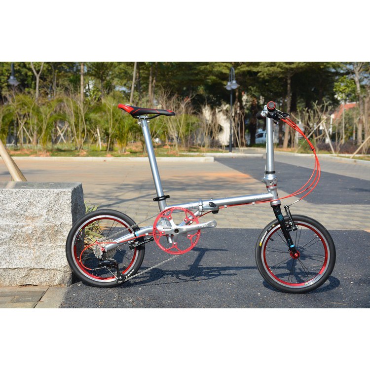 Fnhon Gust CR-MO Steel Folding Bike 16