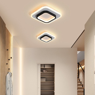 Corridor lights modern simple personalized entrance hall lights black and white balcony cloakroom ceiling lights #2