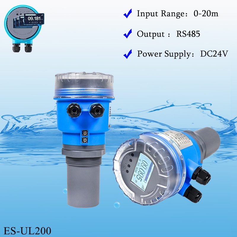 Water Level Transmitter RS485 5m 10m 15m 20m Noncontact Oil Diesel Fuel ...
