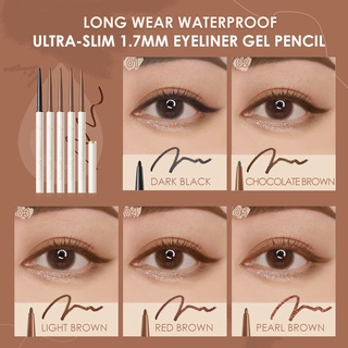 ♙Focallure Long-Wear Waterproof Ultra-slim Eyeliner Gel Pencil ConfidenceHalo Soft Long-lasting High