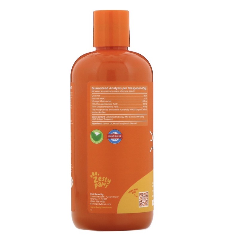 zesty paws pure wild alaskan salmon oil for dogs