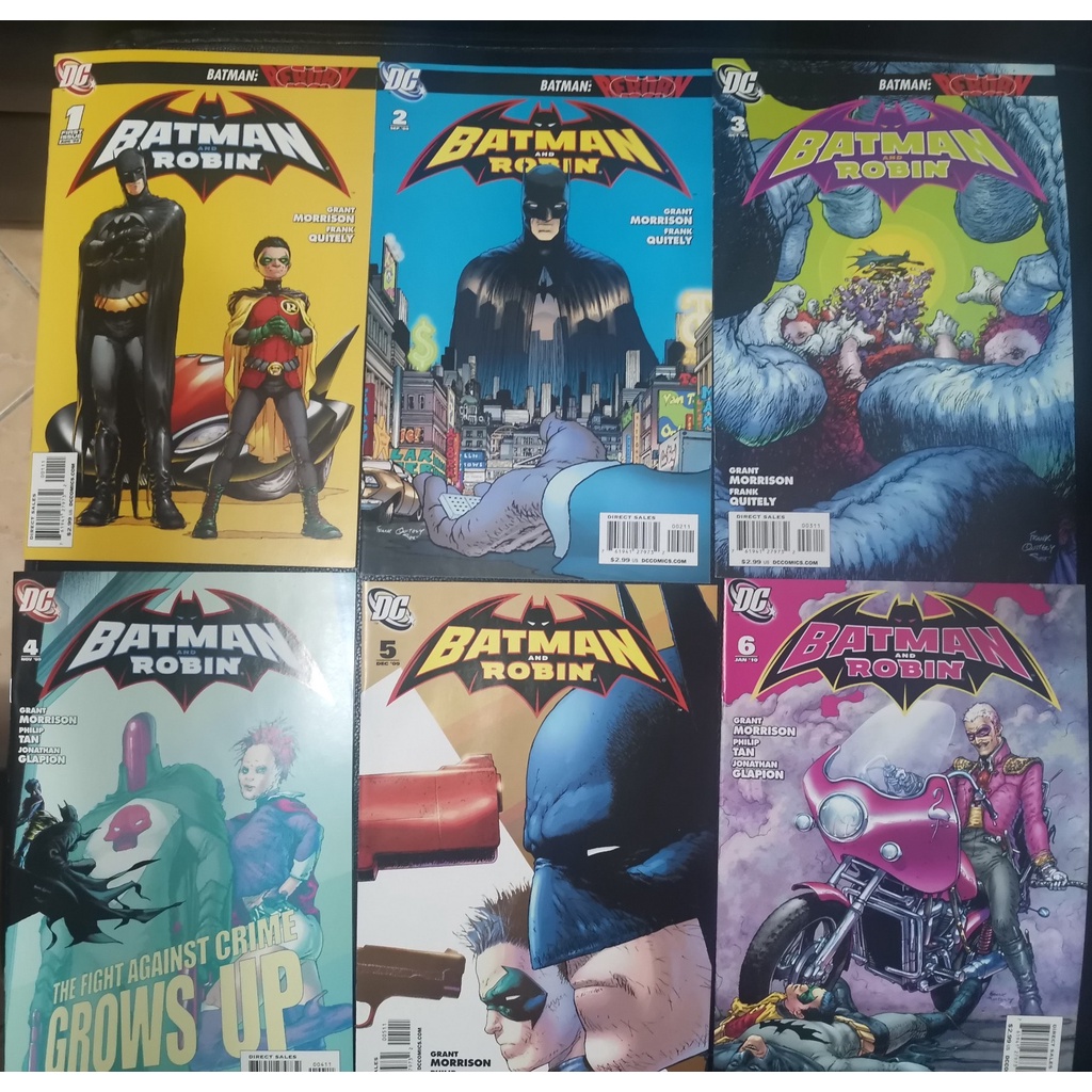 Batman & Robin #1-6 by Grant Morrison, Frank Quitely, Philip Tan (2009) DC  Comics | Shopee Philippines