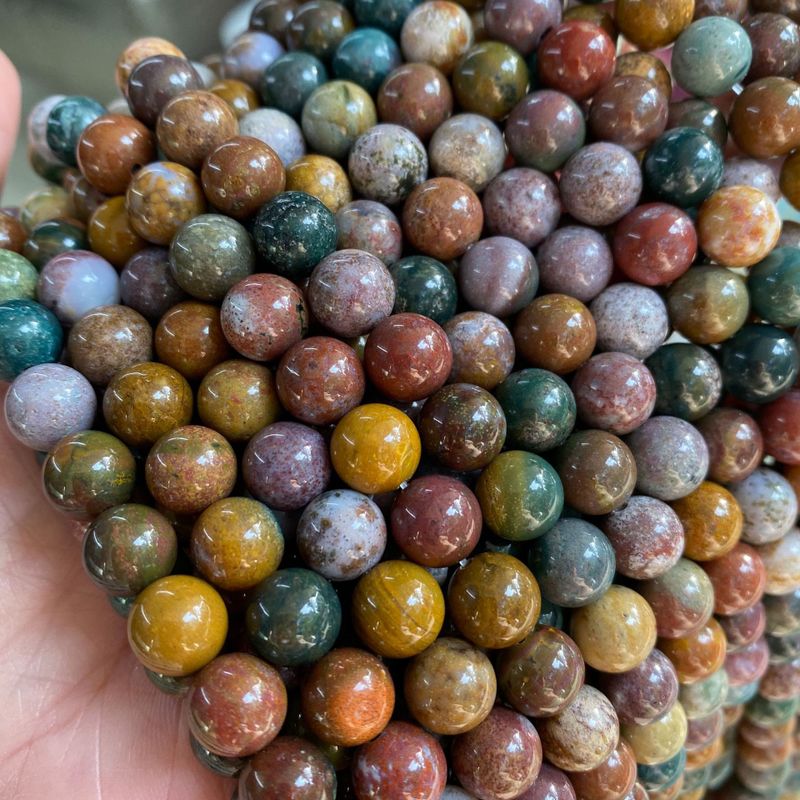 Natural Gemstones 7.5mm ~ 8mm ~ 8.5mm Round Loose Beads 15'' ~ 16'' Pick Stone 