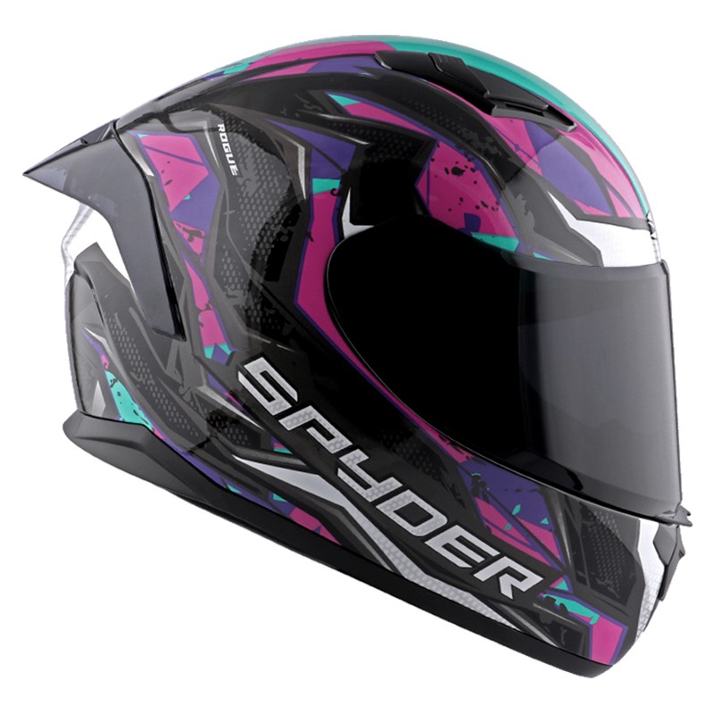 Spyder Full-Face Helmet ROGUE GD Series 2 (FREE CLEAR VISOR) | Shopee ...