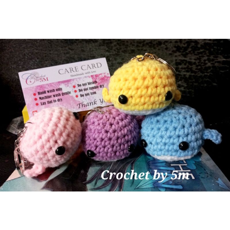 CROCHET WHALE KEYCHAIN(Extraordinary Attorney Woo) Shopee Philippines