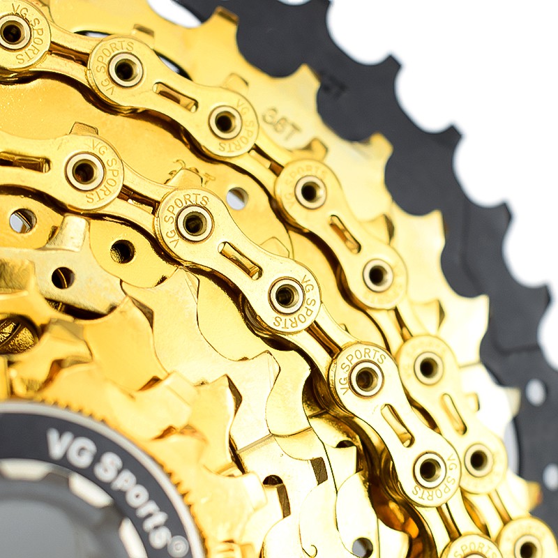 gold mtb parts