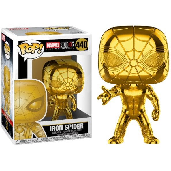 funko pop gold spiderman