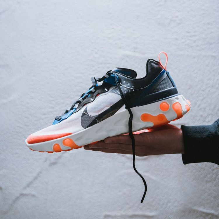 nike react 87 thunder blue