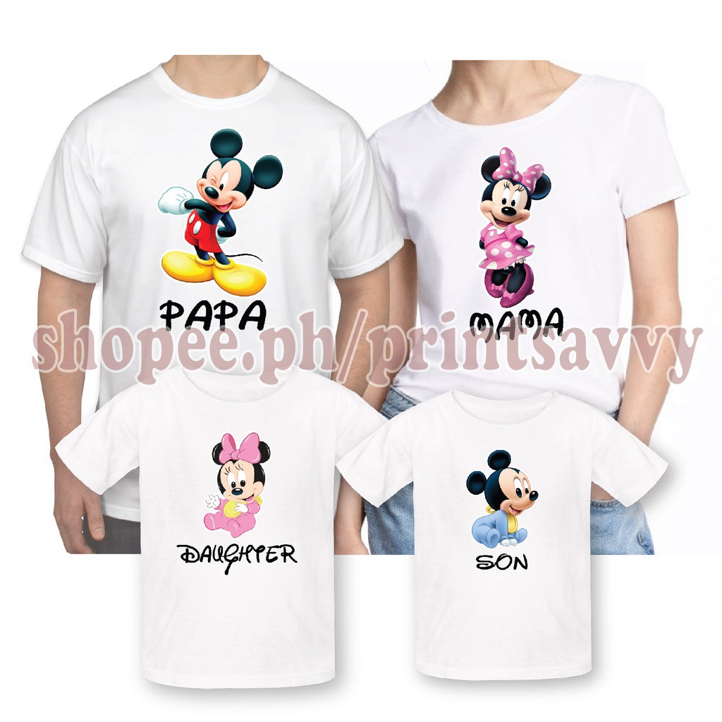 minnie mouse family shirts