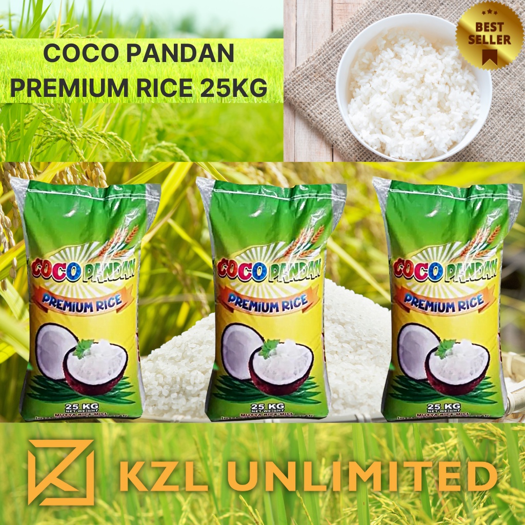 Coco Pandan Premium Rice Pandan Scented Soft and Fluffy 25KG | Shopee ...