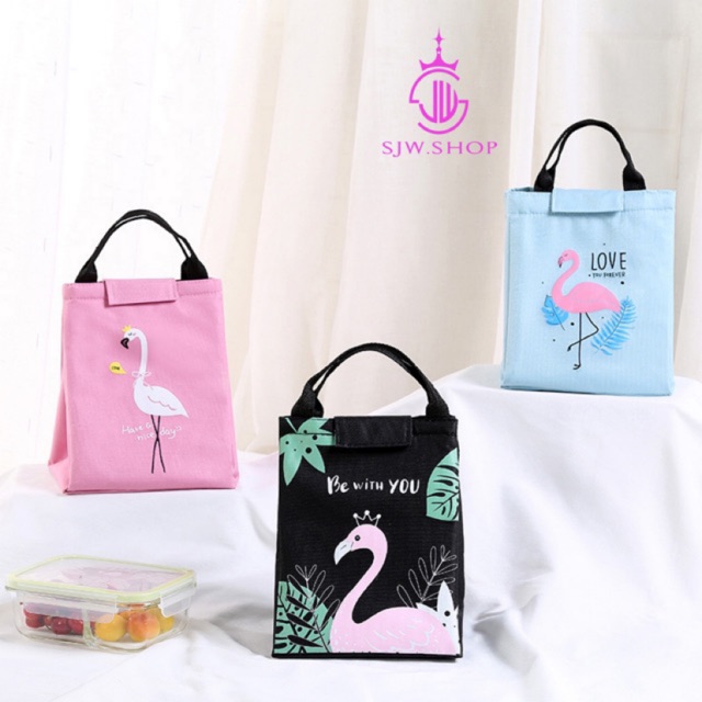 flamingo cooler bag