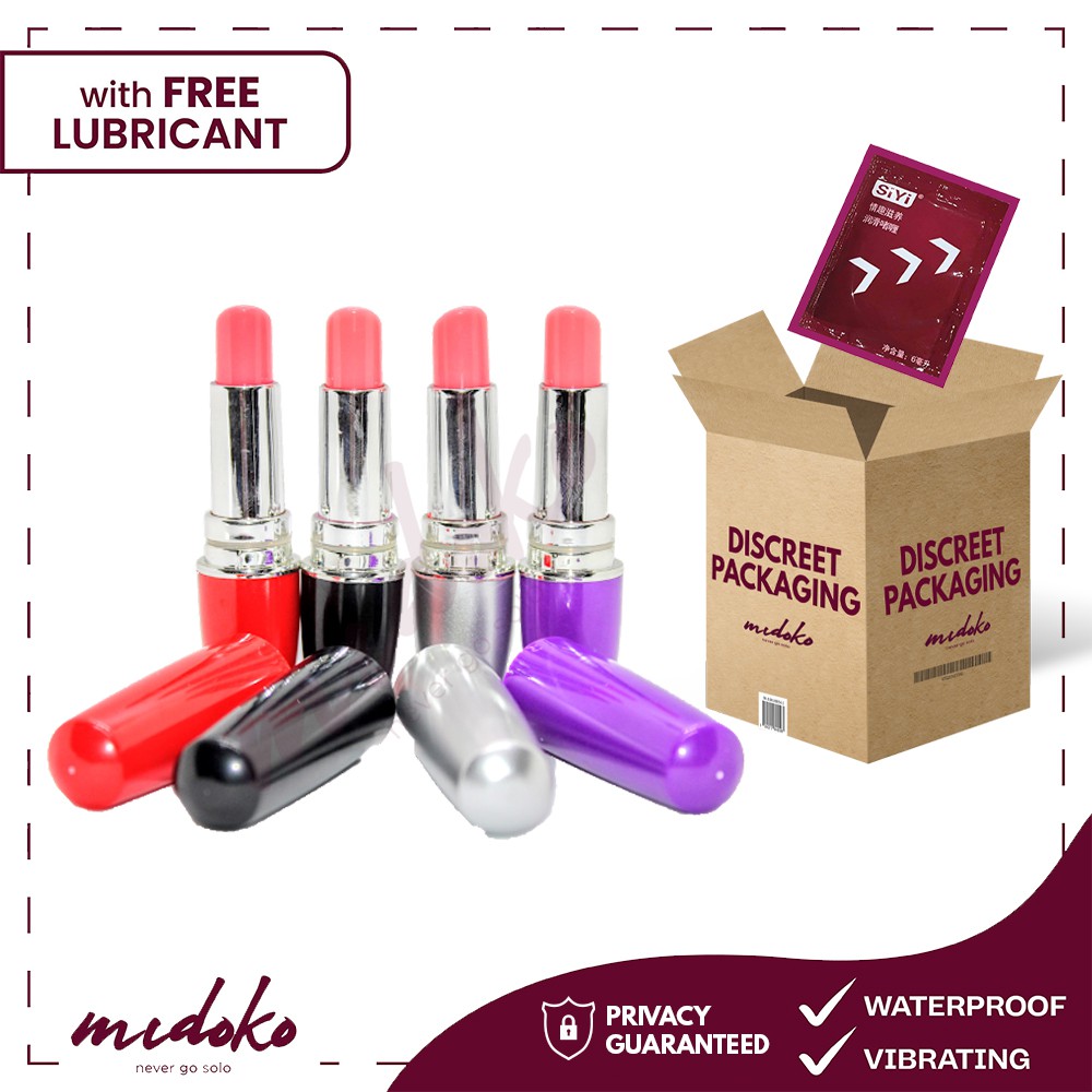 Midoko Lipstick Discreet Bullet Vibrator Adult Sex Toys For Women And