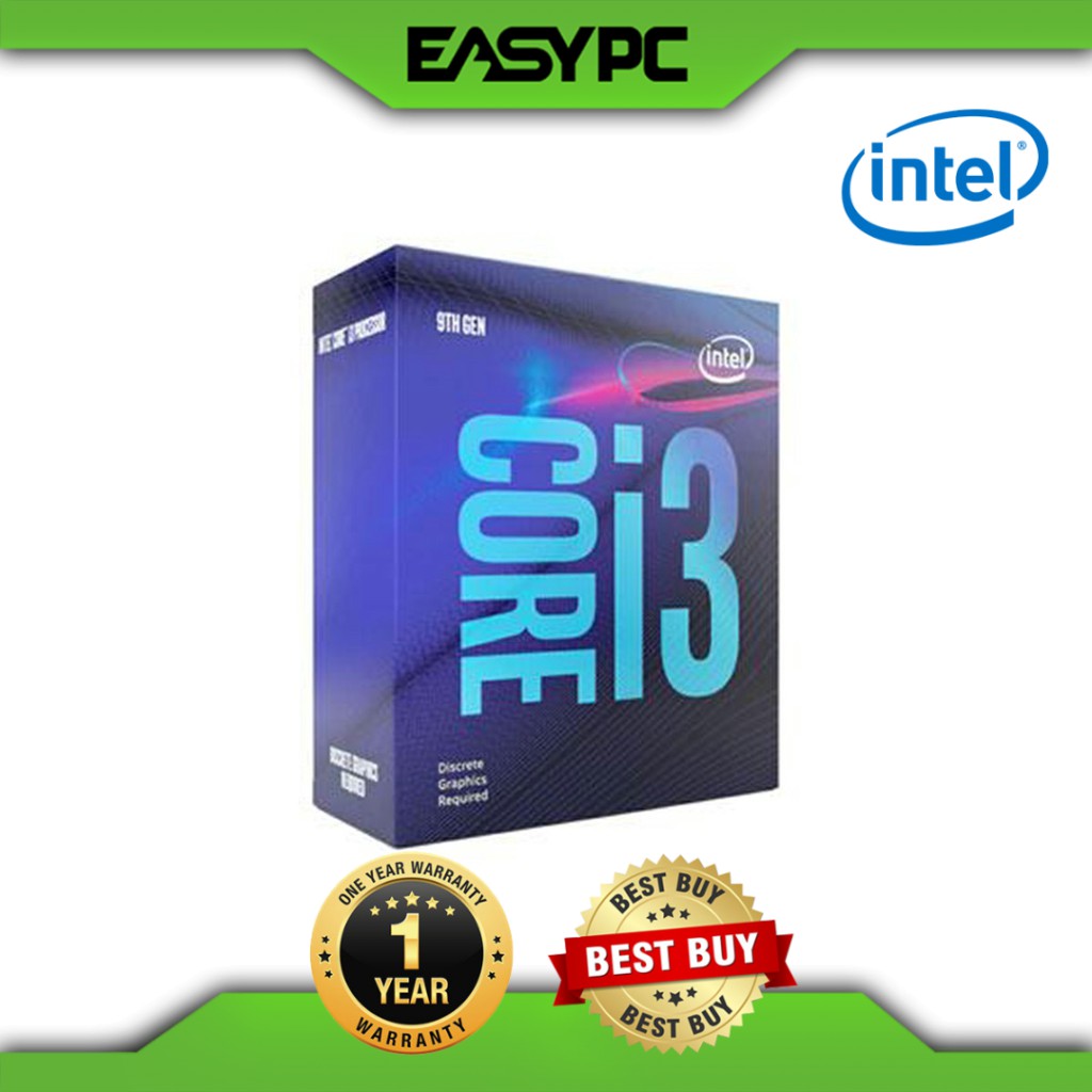 Intel Core i3-9100f Coffee Lake Socket 1151 Ddr4 3.60GHz Processor