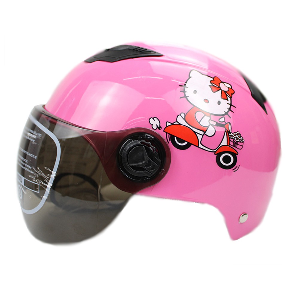 [ Pro M ] Motorcycle bike helmets half face helmet motor visor HELLO