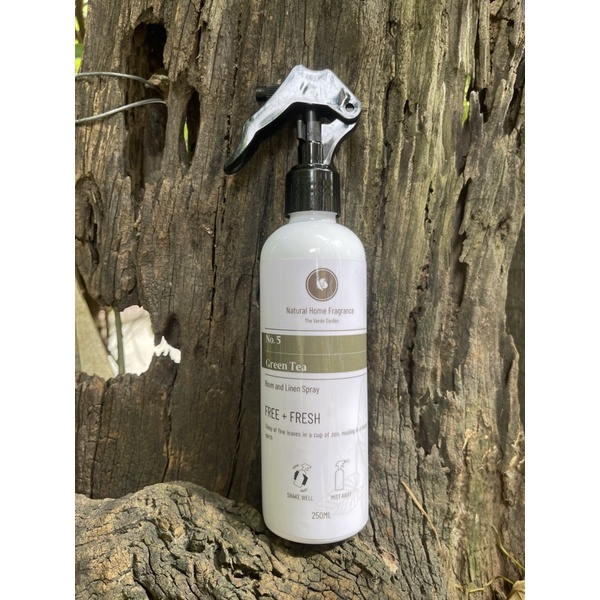 Green Tea Room and Linen Spray by The Verde Garden (250ML) Shopee