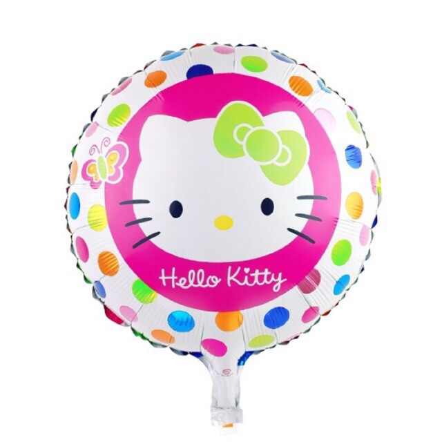 18 Hello Kitty Balloon Pink Happy Birthday Bargain Balloons Mylar ...