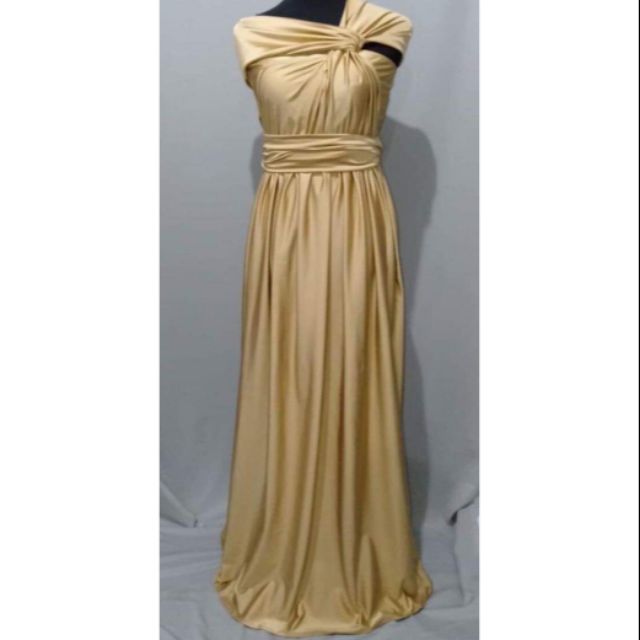 silver infinity dress