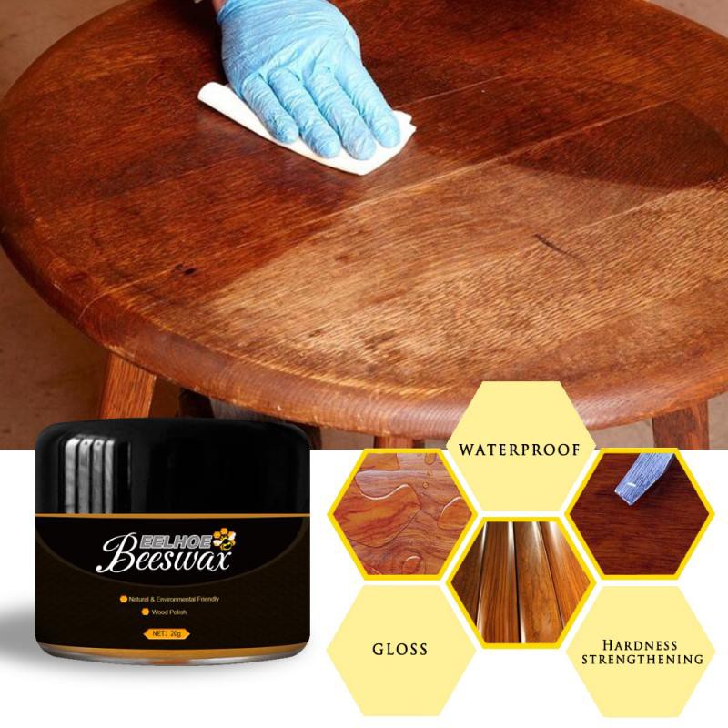 Solid Organic Natural Pure Beewax Wood Wax Polisher Wood Seasoning