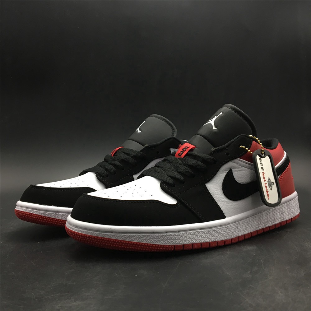 jordan 1 low black toe foot locker