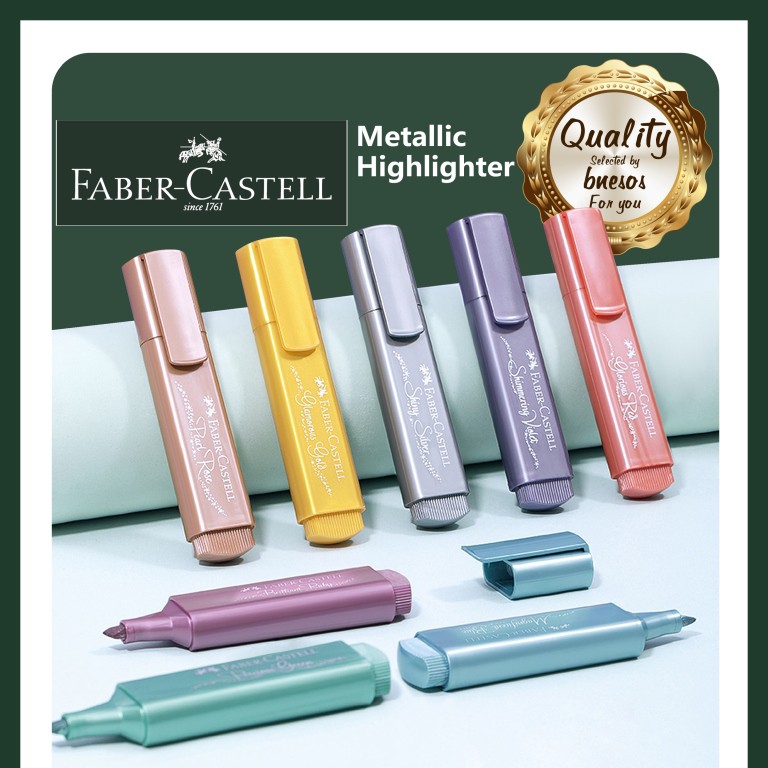 bnesos School Supplies Faber Castell Highlighter Faber Castell Metallic