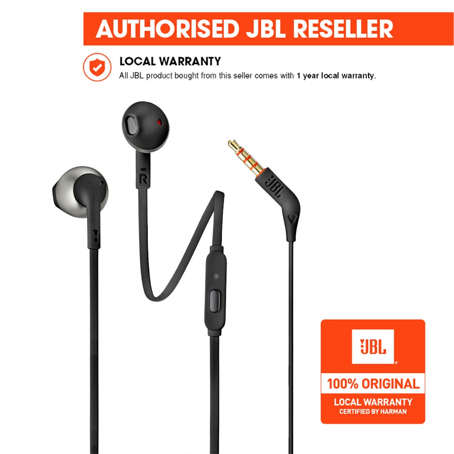 jbl in ear t205