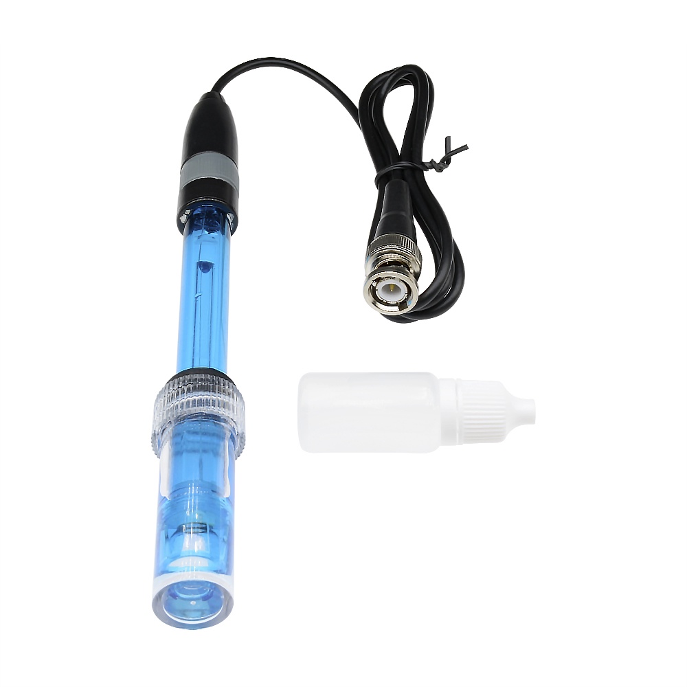 PH Electrode Probe BNC for Arduino + Liquid PH0-14 Value Detect Sensor Module