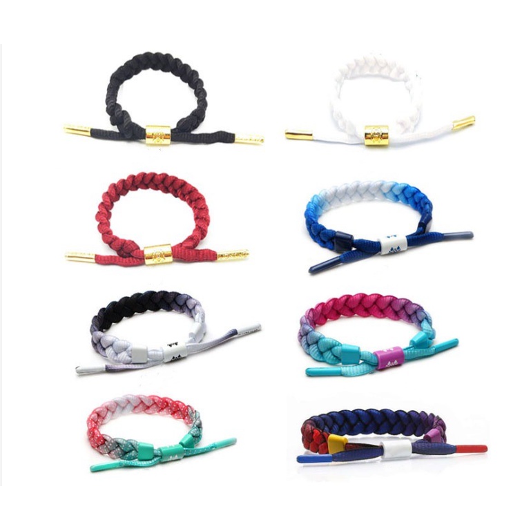Little lion shoelace men's and women's woven bracelet with box couple