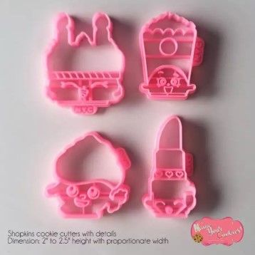 shopkin cookie cutters