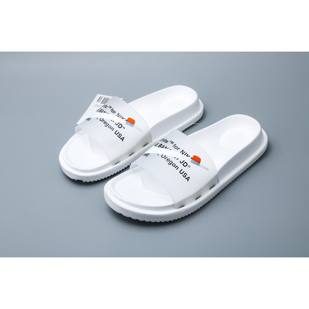 off white nike slippers