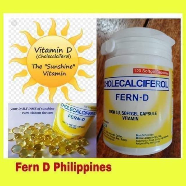 FERN D 120 SOFTGELS PER BOTTLE Shopee Philippines