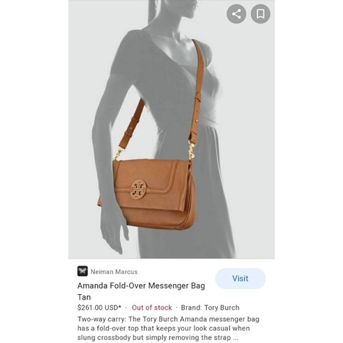 Preloved Authentic Tory Burch Amanda Crossbody Sling Bag | Shopee  Philippines