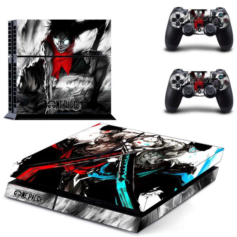 Anime One Piece Luffy Ps4 Skin Sticker Decal Vinyl For Sony Playstation 4 Console And 2 Controllers Shopee Philippines