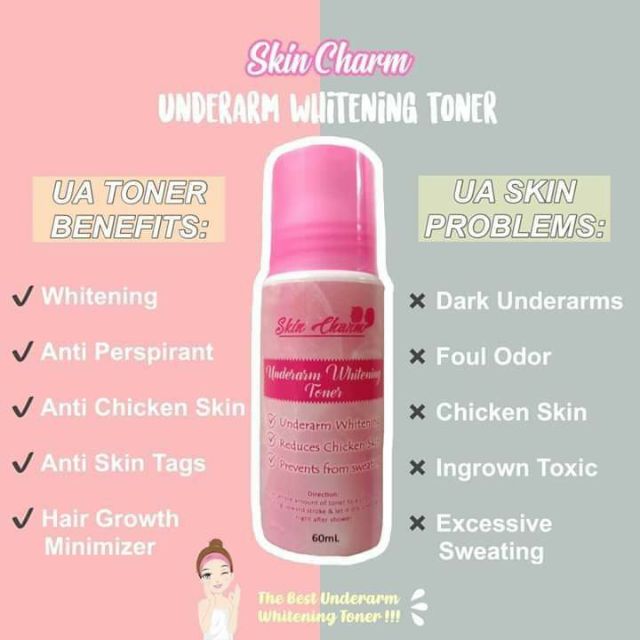 underarm whitening toner